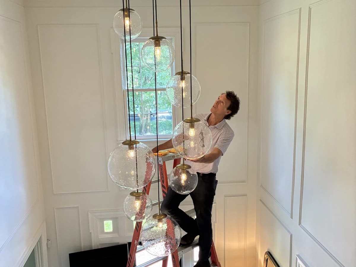 Chandelier Cleaning
