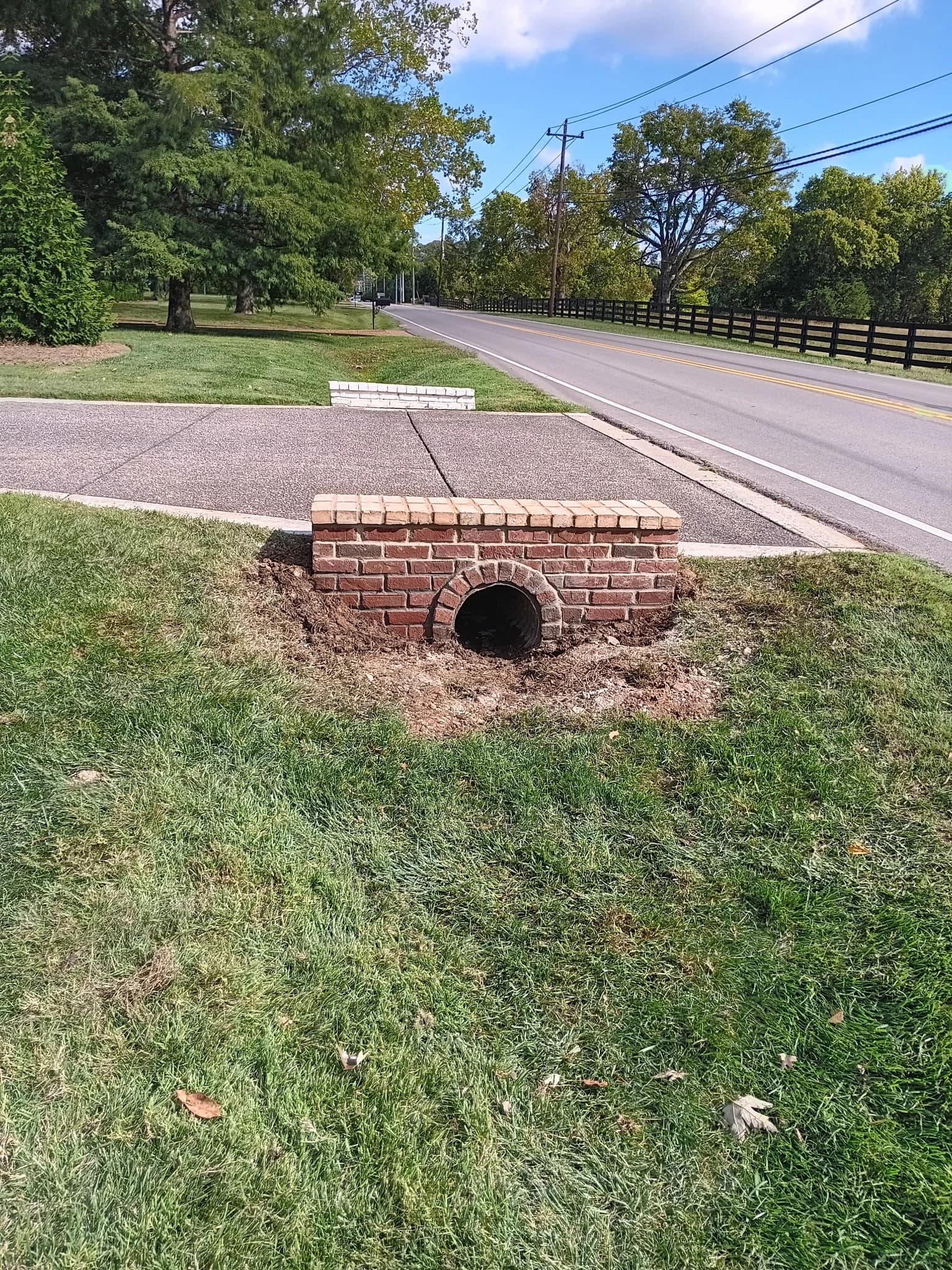 Brick Culvert Restoration after